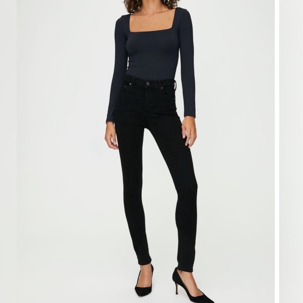 Citizens Of Humanity Rocket High Rise Skinny Jeans in Black Women’s Size 26